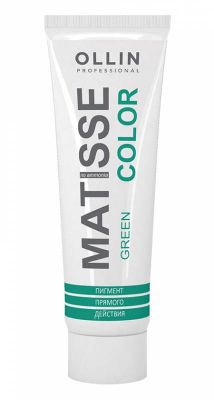 Пигмент прямого действия для волос OLLIN MATISSE COLOR зеленый, 100 мл