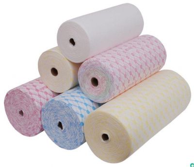 Салфетка спанлейс пачка 100 шт WHITE LINE голубая, 30*40 см